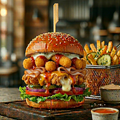 CHICKEN JUICY LUCY